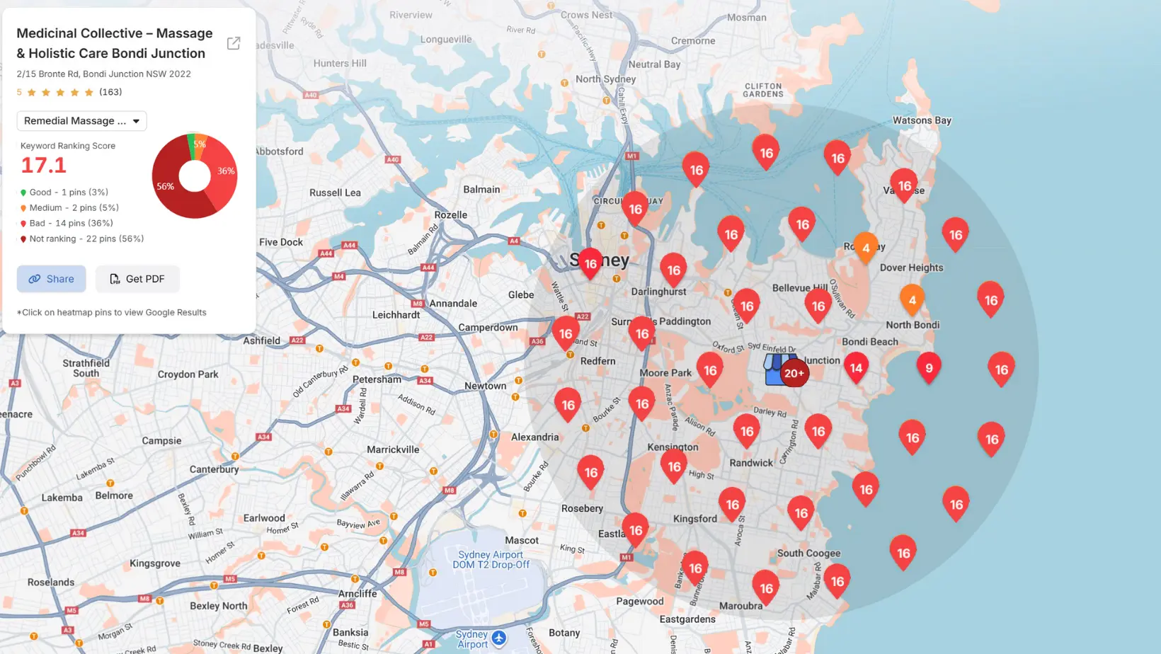 Medicinal Collective website before transformation